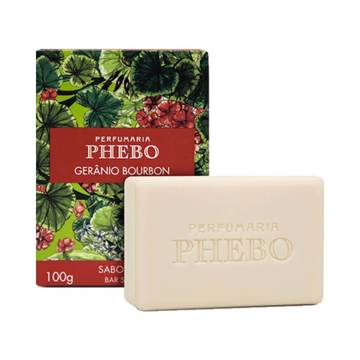 SABONETE EM BARRA PHEBO GERÂNIO BOURBON 100G — Phebo | Farmácia Resyla
