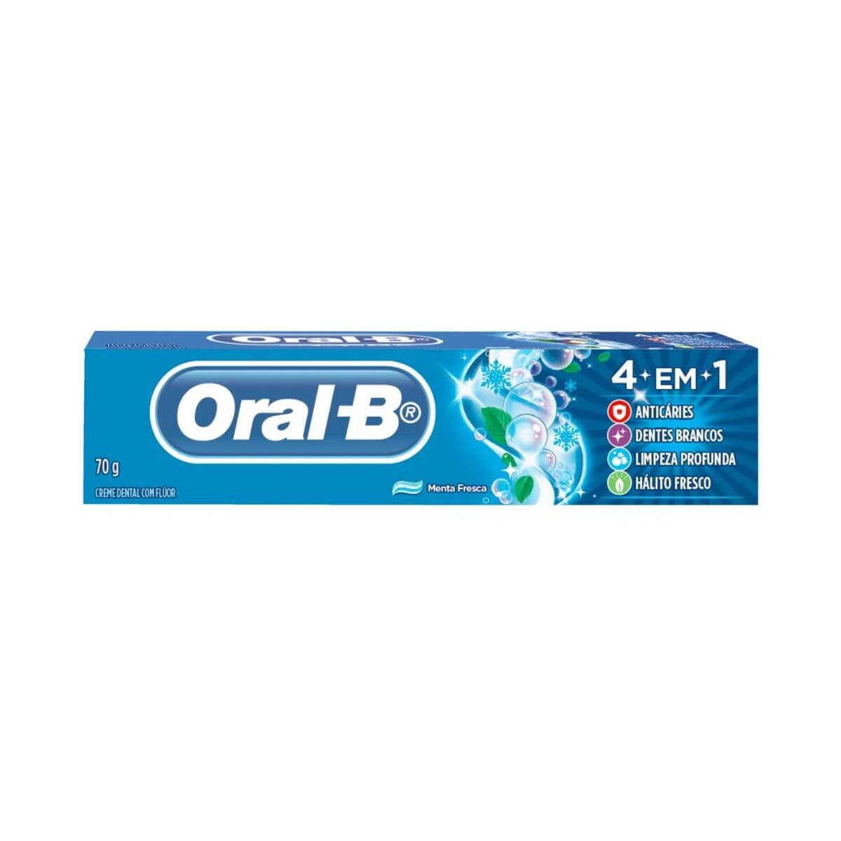 PASTA DE DENTE ORAL-B 4 EM 1 70G — Oral-B | Farmácia Resyla