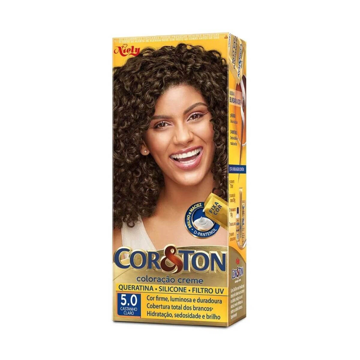 TINTA COR & TON 5.0 CASTANHO CLARO — Cor & Ton | Farmácia Resyla