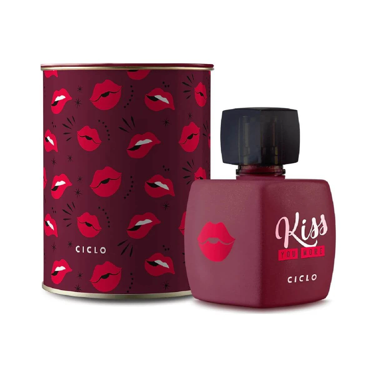 PERFUME CICLO LATA KISS ME MORE FEMININO 100ML — Ciclo | Farmácia Resyla