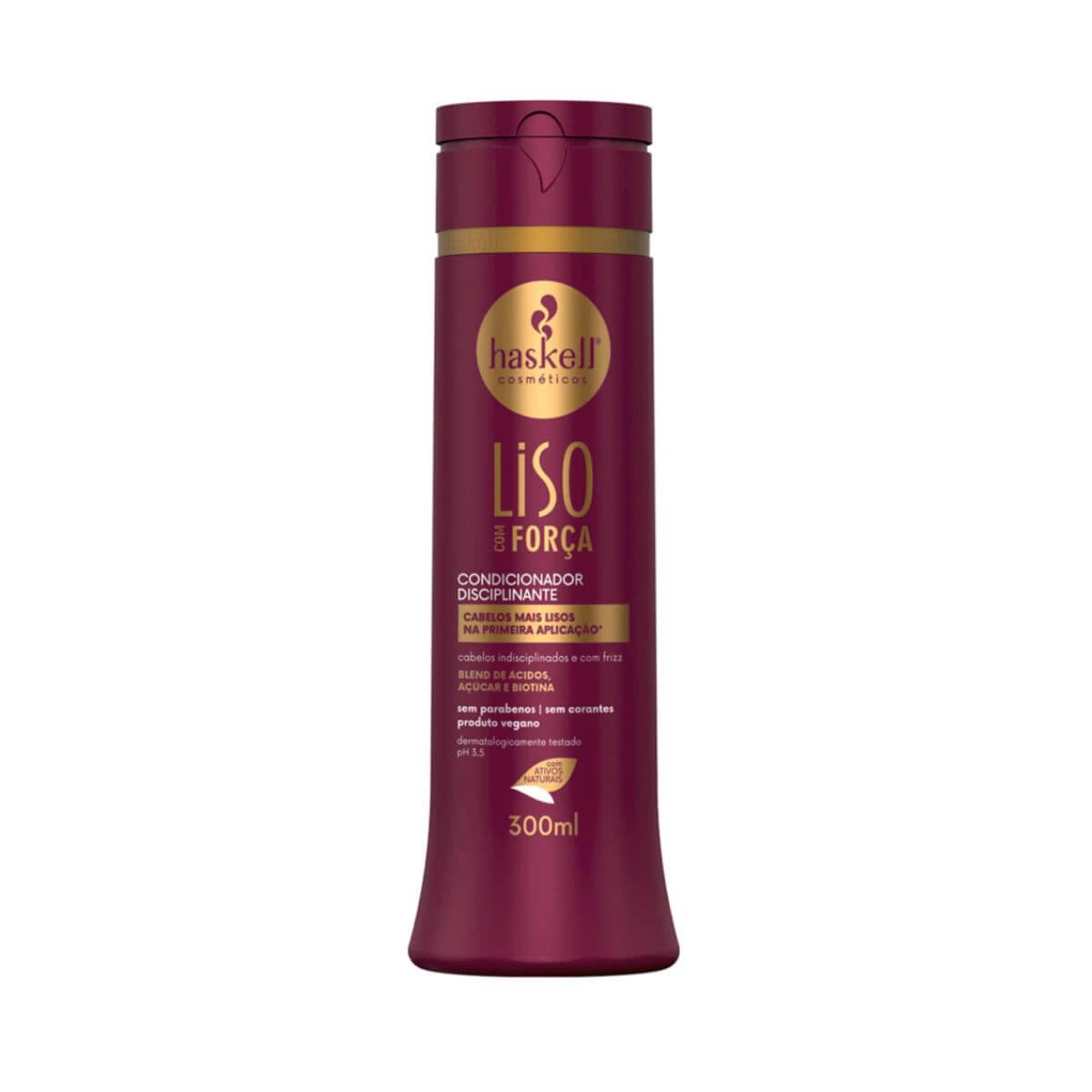 CONDICIONADOR HASKELL LISO COM FORÇA 300ML — Haskell | Farmácia Resyla