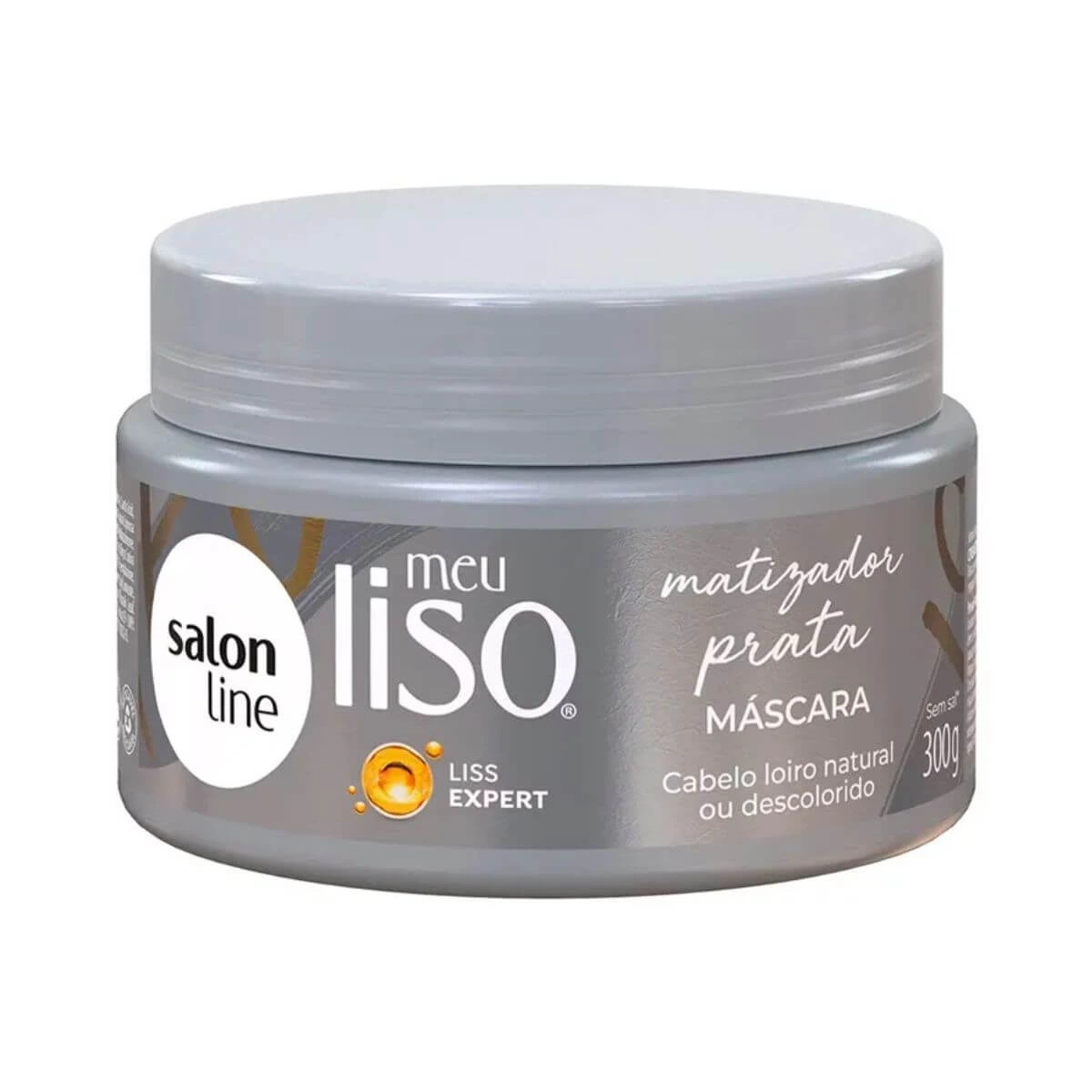 MÁSCARA SALON LINE MEU LISO MATIZADOR PRATA 300ML — Salon Line | Farmácia Resyla