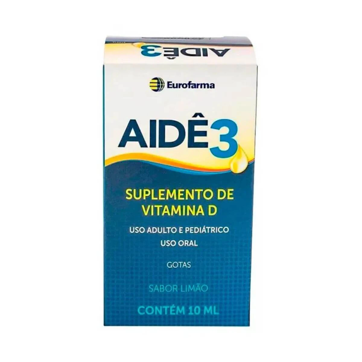 VITAMINA D AIDÊ 3 SOLUÇÃO EM GOTAS 10ML - EUROFARMA — Eurofarma | Farmácia Resyla