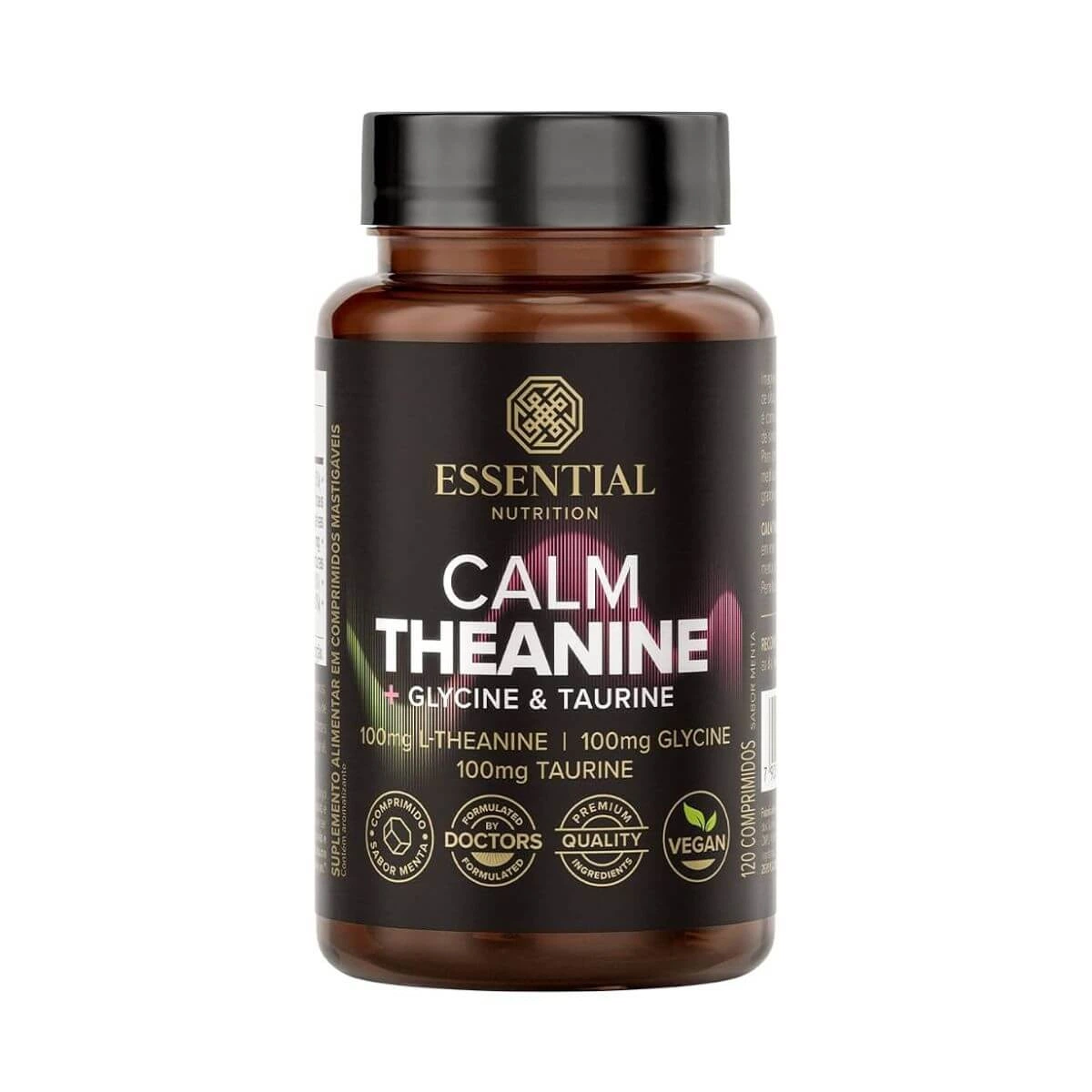 CALM THEANINE SUPLEMENTO ALIMENTAR ESSENTIAL 120CP — Essential | Farmácia Resyla