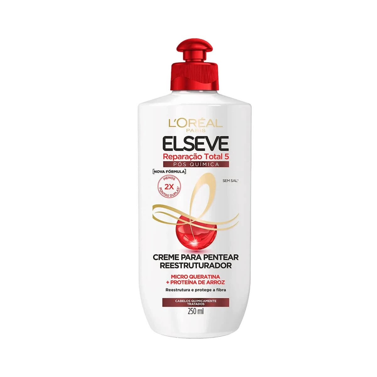 CREME DE PENTEAR ELSEVE REPARAÇÃO TOTAL 5 250ML — Elseve | Farmácia Resyla