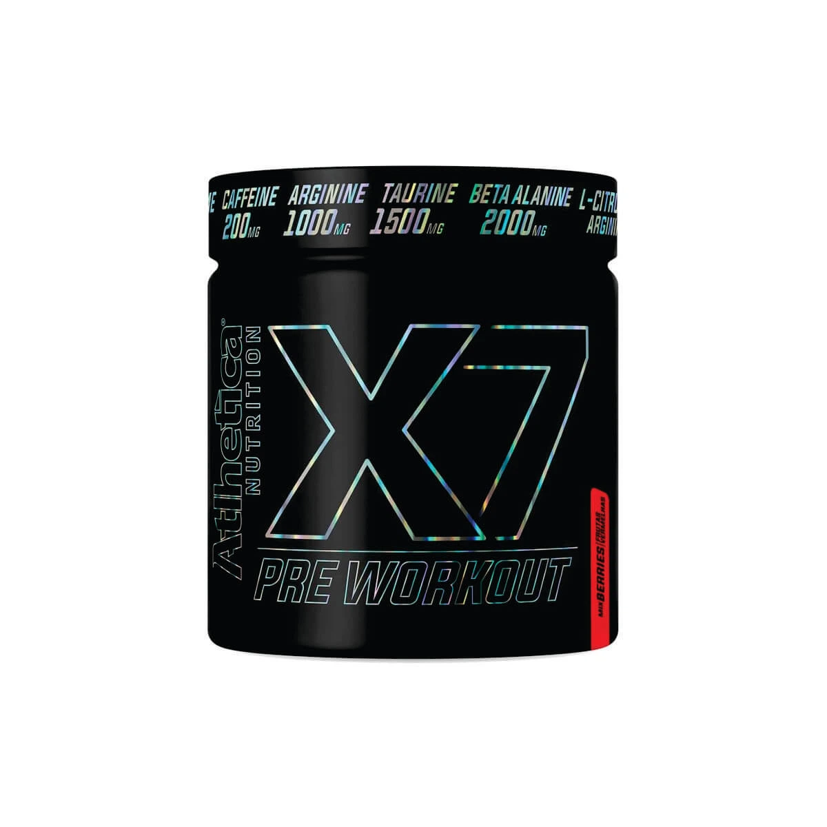 X7 PRE WORKOUTATLHETICA FRUTAS VERMELHAS 300GR — Atlhetica Nutrition | Farmácia Resyla