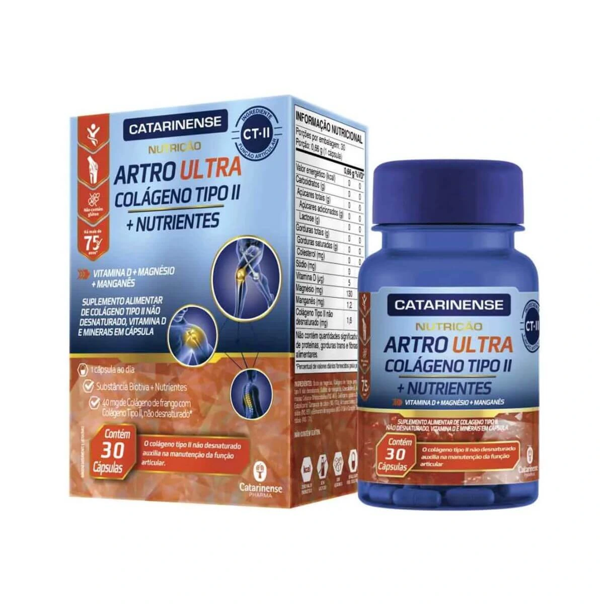 ARTRO ULTRA COLAGENO TIPO II 30CP - CATARINENSE — Catarinense | Farmácia Resyla