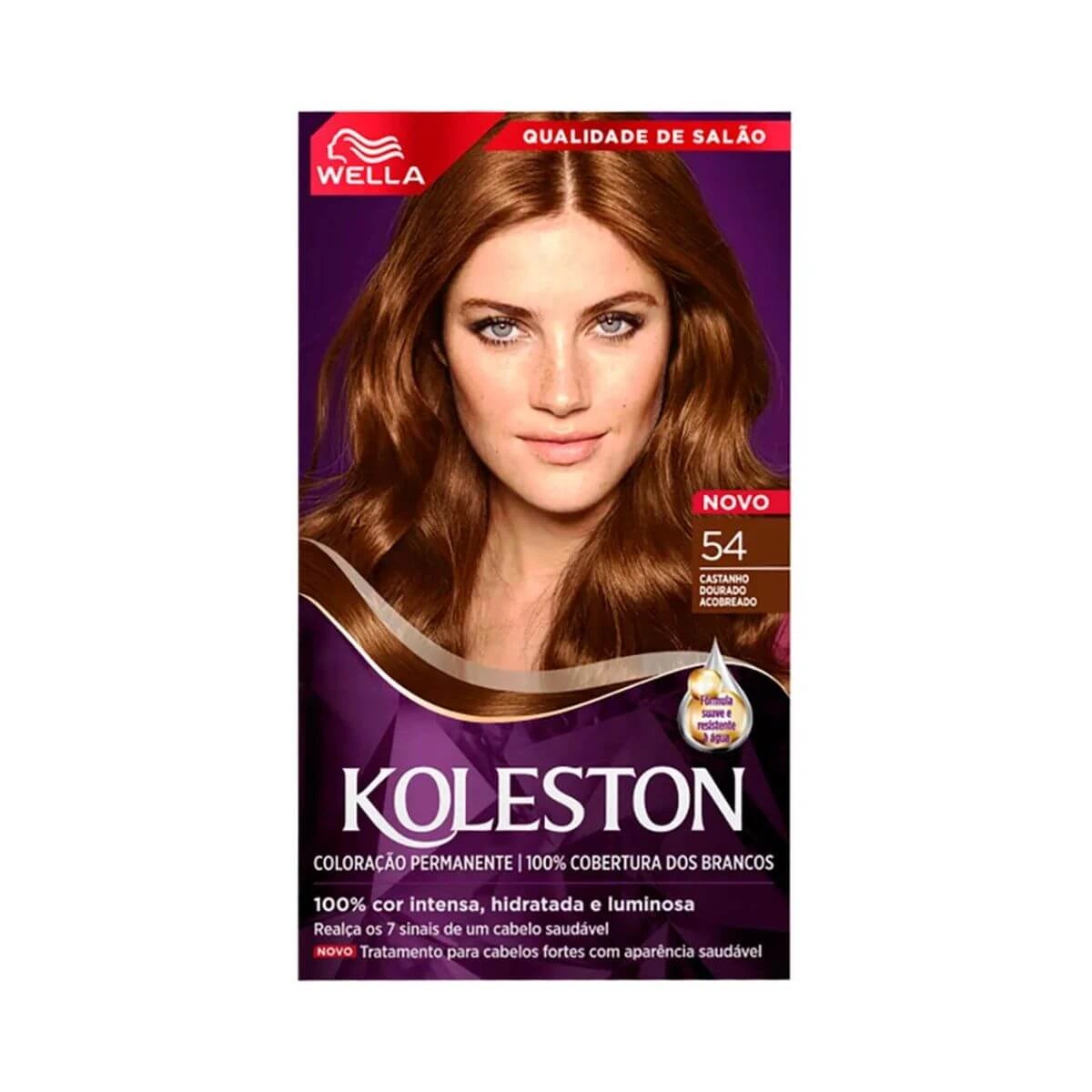TINTA KOLESTON 54 CASTANHO DOURADO ACOBREADO — Koleston | Farmácia Resyla
