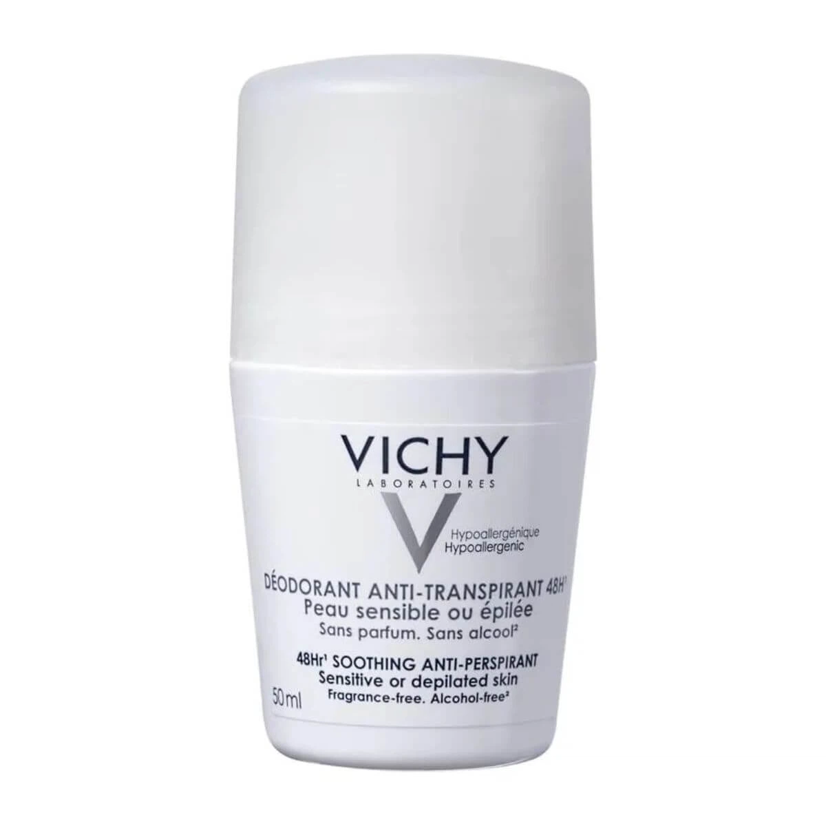 DESODORANTE VICHY ANTI TRANSPIRANTE 48HRS 50ML PELE SENSI — Vichy | Farmácia Resyla