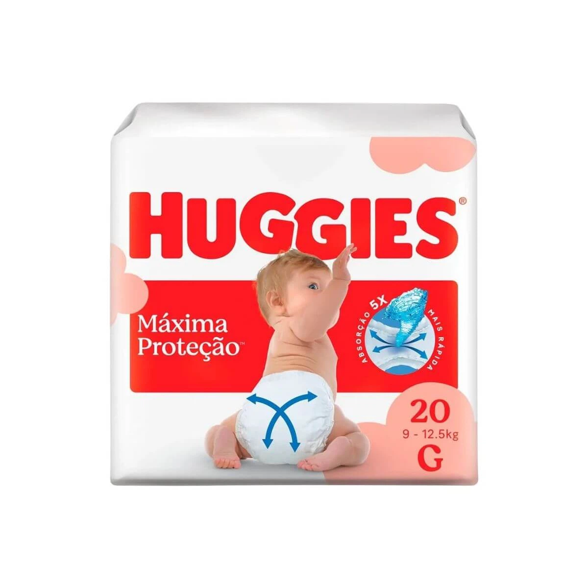 FRALDA HUGGIES SUPREME CARE JUMBO G C/20UN — Huggies | Farmácia Resyla