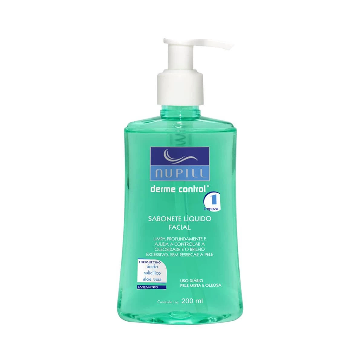 SABONETE FACIAL NUPILL DERME CONTROL 200ML — Nupill | Farmácia Resyla
