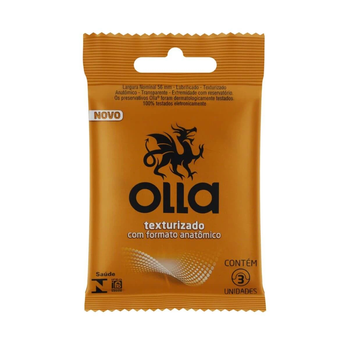 PRESERVATIVO OLLA STIMULUS TEXTURIZADO 3UN — Olla | Farmácia Resyla