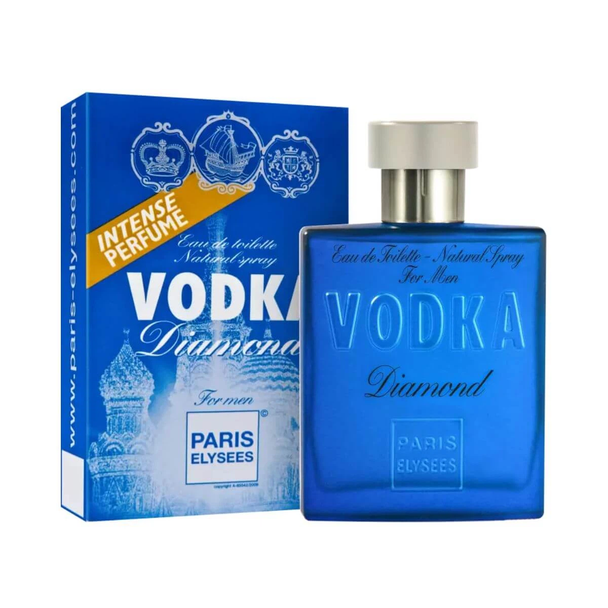 PERFUME VODKA DIAMOND MASCULINO 100ML — Paris Elysees | Farmácia Resyla