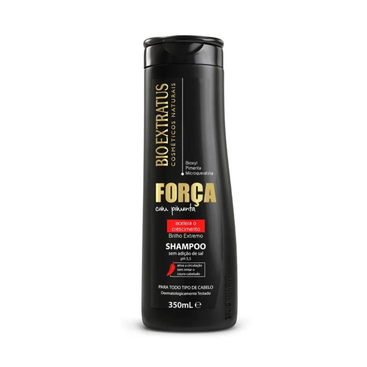SHAMPOO BIO EXTRATUS FORÇA COM PIMENTA 350ML — Bio Extratus | Farmácia Resyla