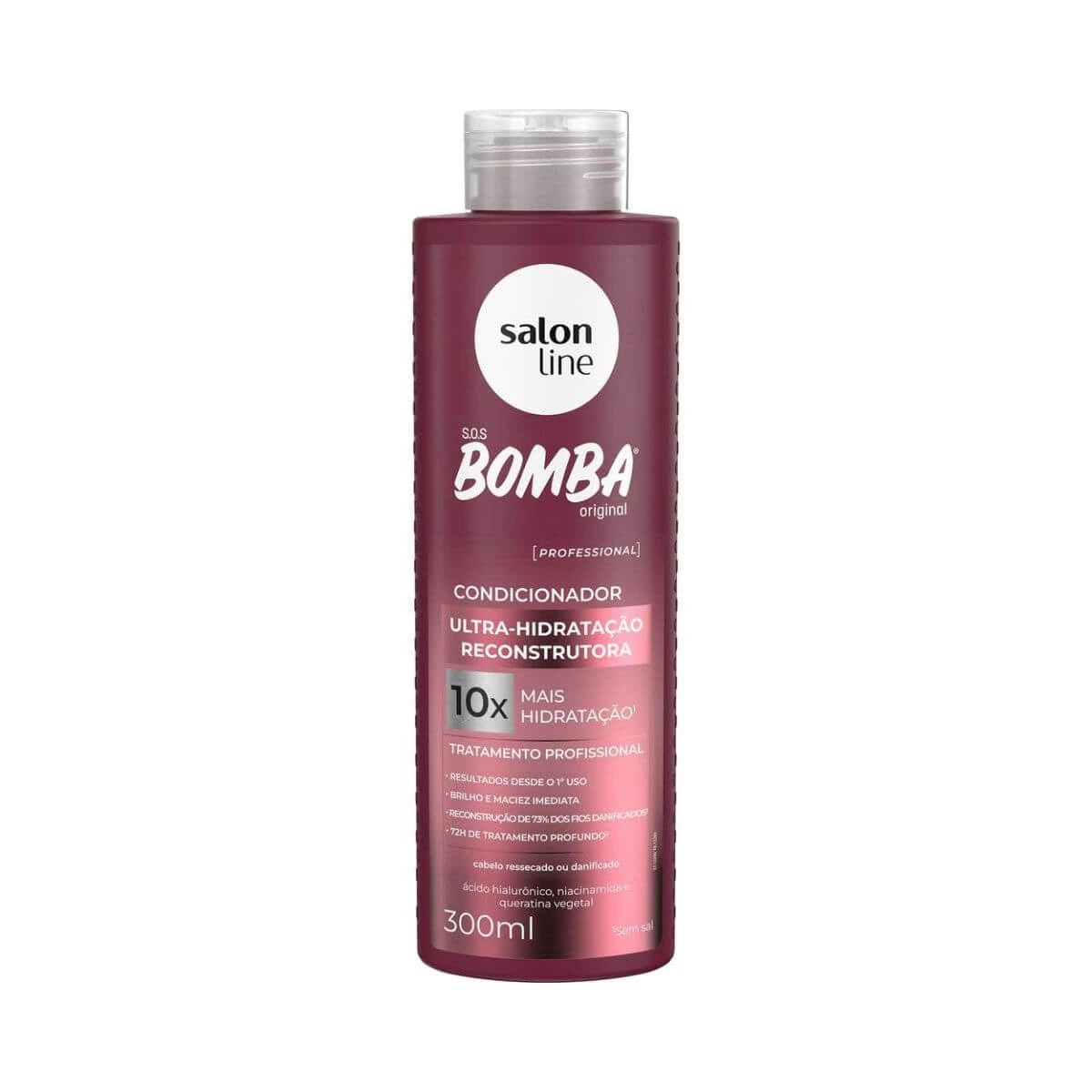 CONDICIONADOR SALON LINE S.O.S BOMBA ULTRA-HIDRATAÇÃO RECONSTRUTORA 300ML — Salon Line | Farmácia Resyla