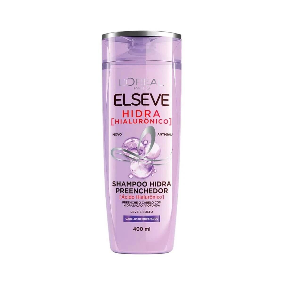 SHAMPOO ELSEVE HIDRA HIALURÔNICO 400ML — Elseve | Farmácia Resyla