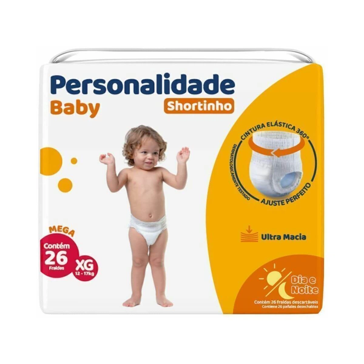 FRALDA PERSONALIDADE MEGA SHORTINHO XG C/26UN — Personalidade | Farmácia Resyla