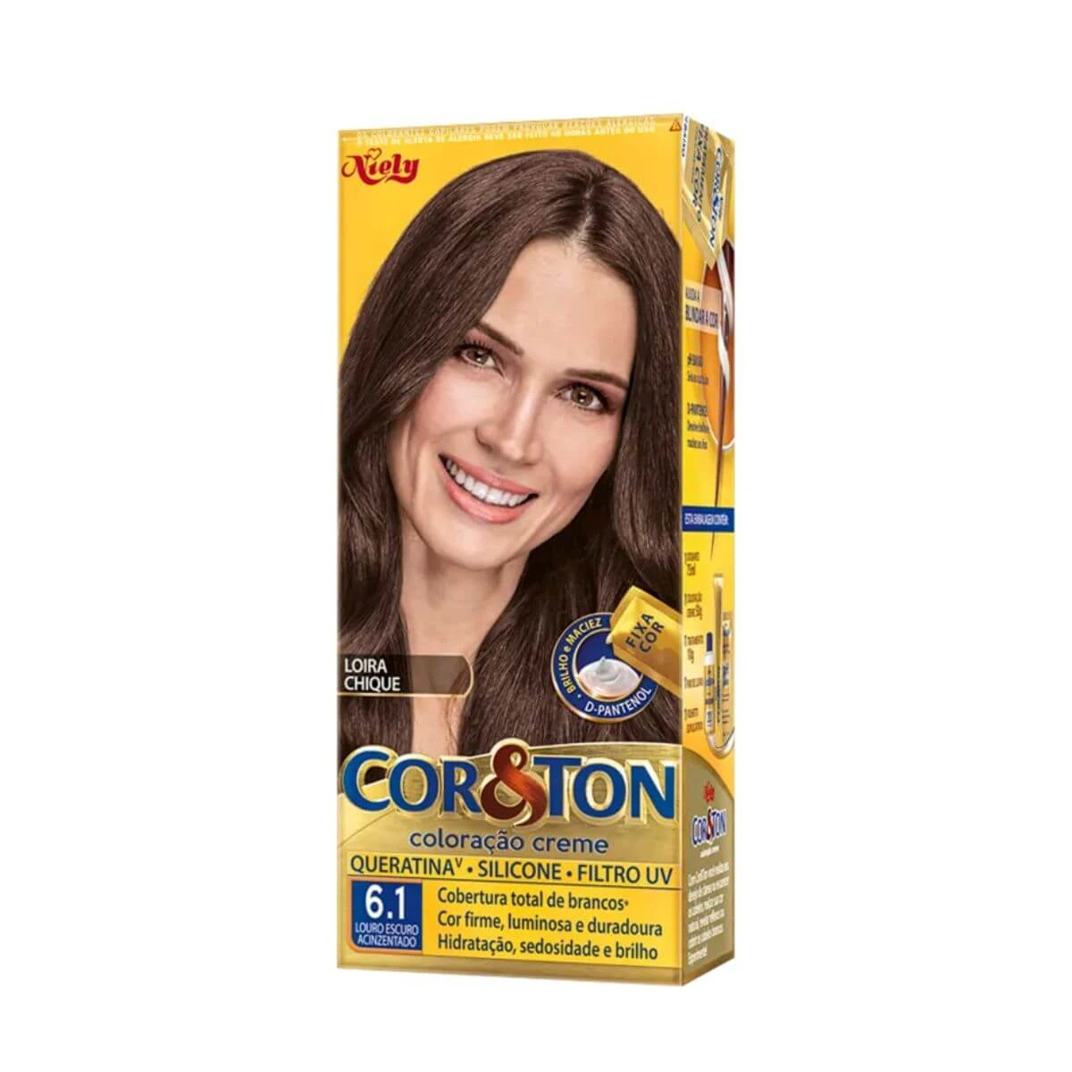 TINTA COR & TON 6.1 LOURO ESCURO ACINZENTADO — Cor & Ton | Farmácia Resyla