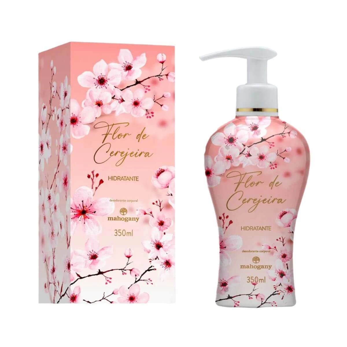 HIDRATANTE CORPORAL MAHOGANY FLOR DE CEREJEIRA 350ML — Mahogany | Farmácia Resyla