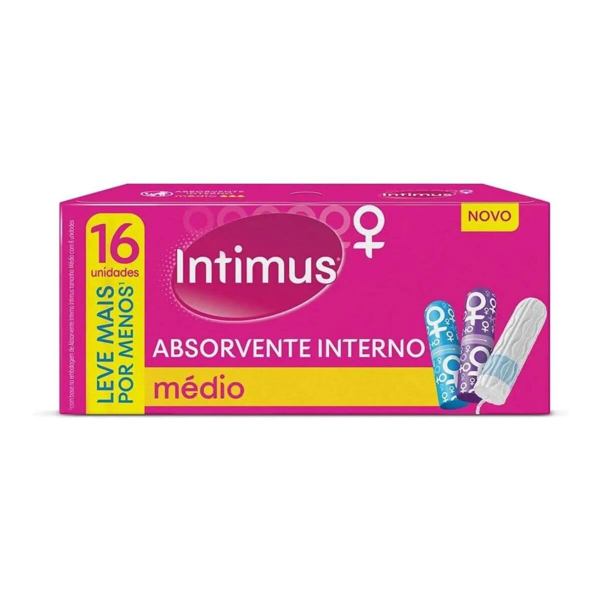 ABSORVENTE INTERNO INTIMUS MÉDIO 16UN — Intimus | Farmácia Resyla