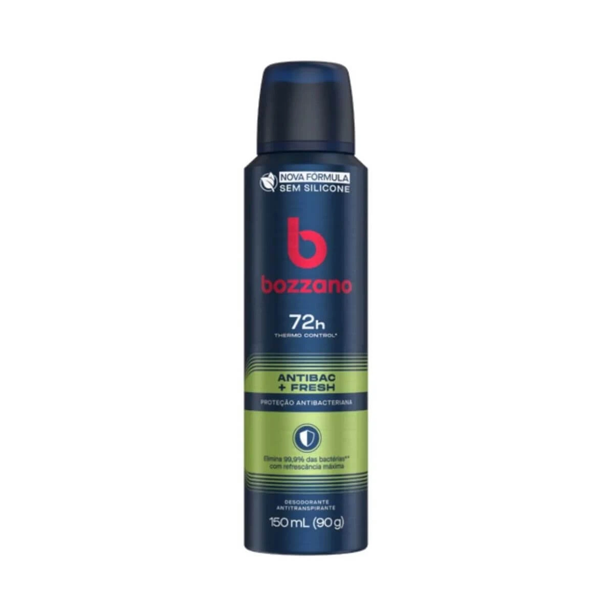 DESODORANTE ANTITRANSPIRANTE AEROSOL BOZZANO ANTIBAC + FRESH MASCULINO 150ML — Bozzano | Farmácia Resyla