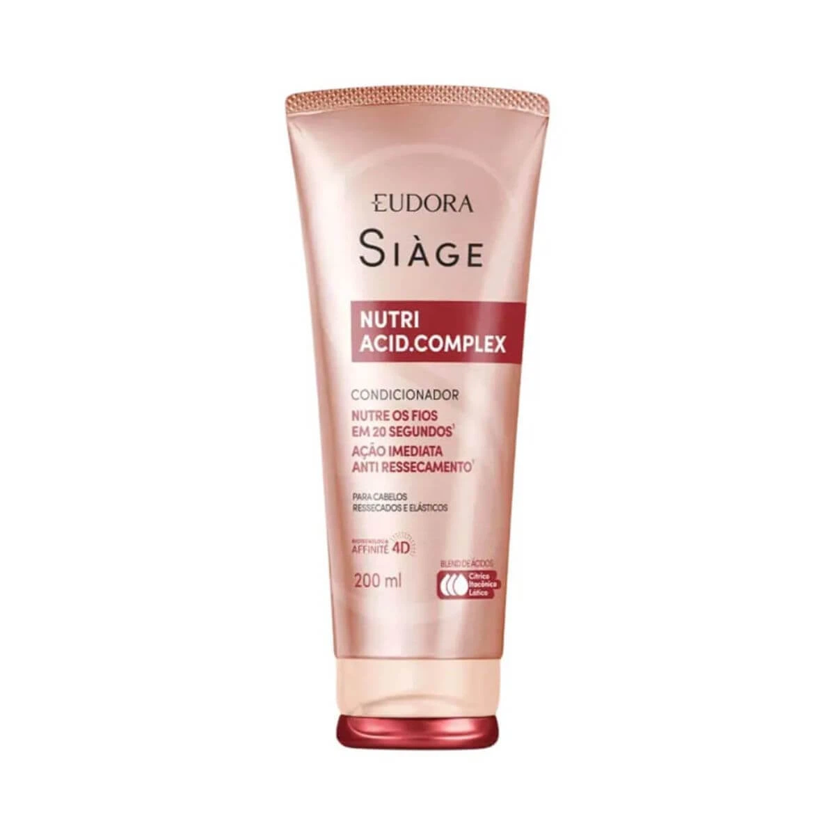 CONDICIONADOR EUDORA SIAGE NUTRI ACID COMPLEX 200ML — Eudora Siàge | Farmácia Resyla