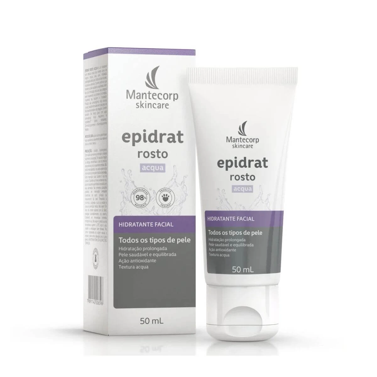 HIDRATANTE FACIAL EPIDRAT ROSTO ACQUA MANTECORP 50ML — MANTECORP | Farmácia Resyla