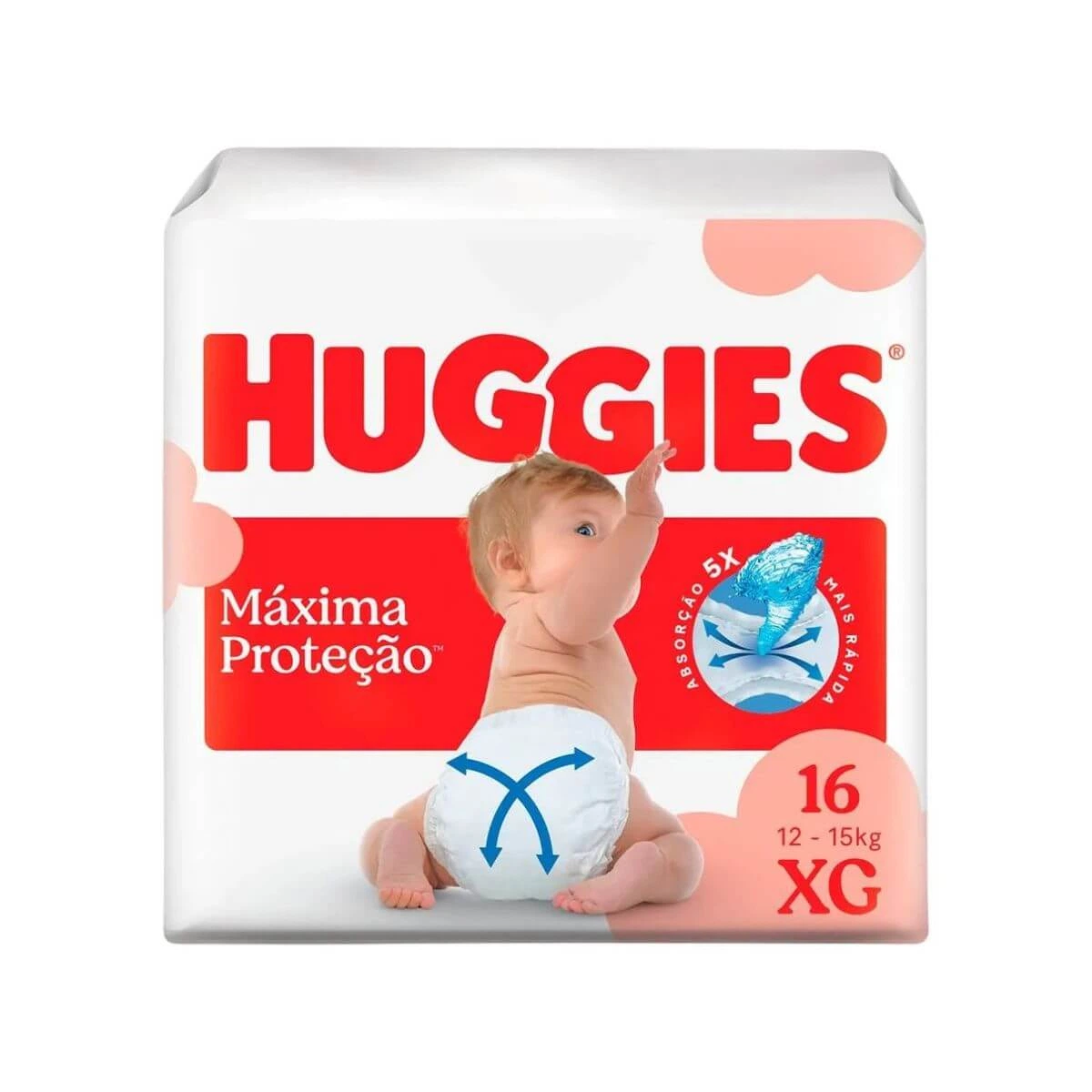 FRALDA HUGGIES SUPREME CARE JUMBO XG C/16UN — Huggies | Farmácia Resyla