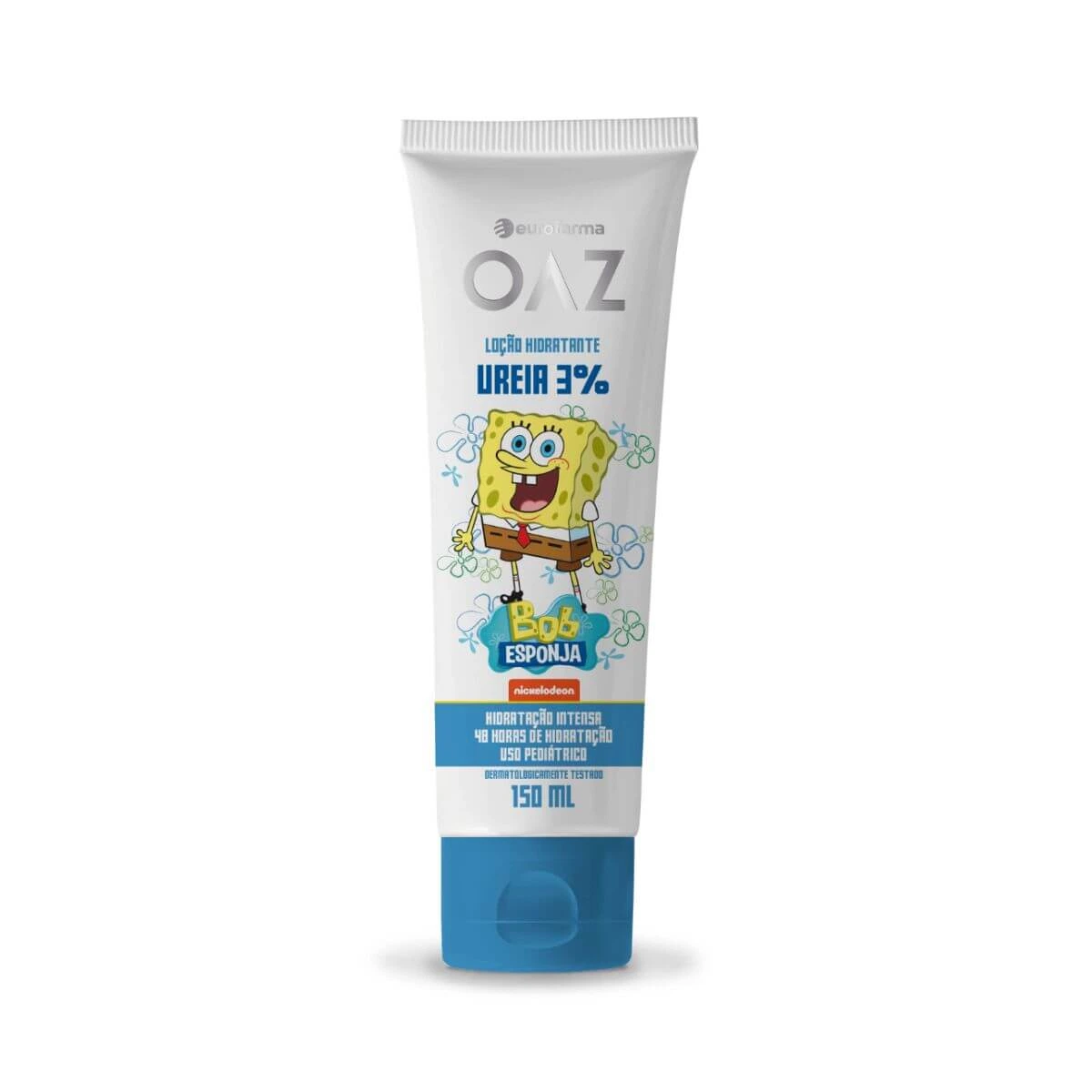 LOÇÃO HIDRATANTE UREIA 3% OAZ BOB ESPONJA EUROFARMA 150ML — OAZ | Farmácia Resyla