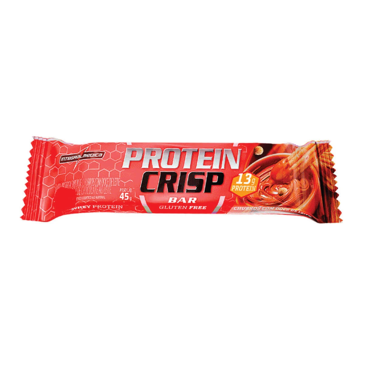 BARRA DE PROTEÍNA CRISP BAR CHURROS 45G — Integralmedica | Farmácia Resyla