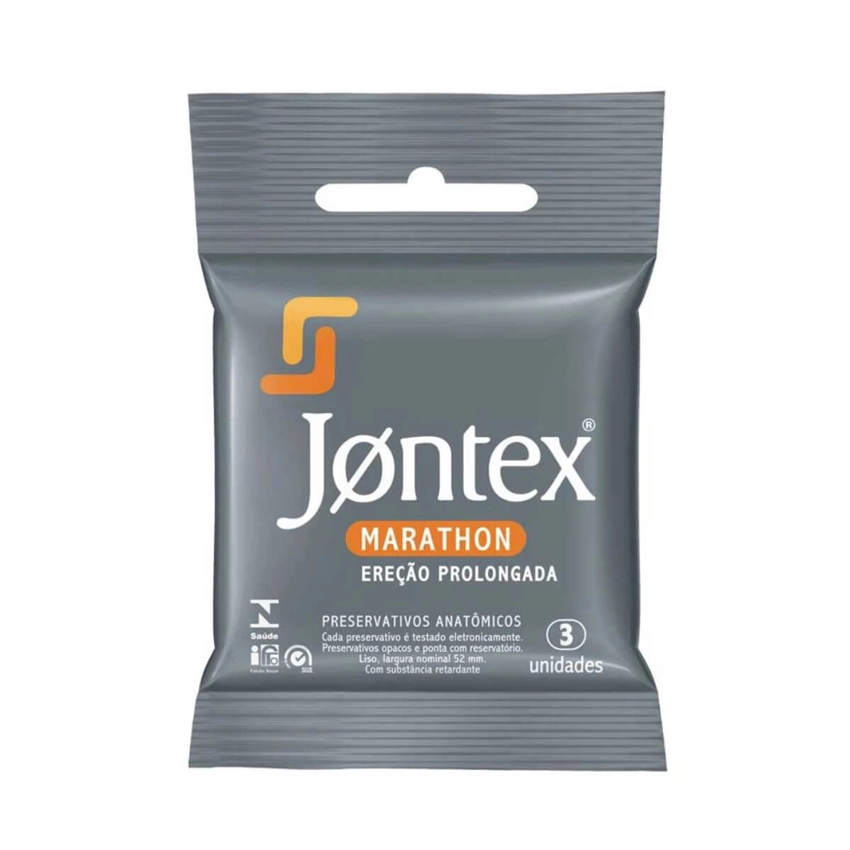 PRESERVATIVO JONTEX MARATHON EREÇÃO PROLONGADA 3UN — Jontex | Farmácia Resyla
