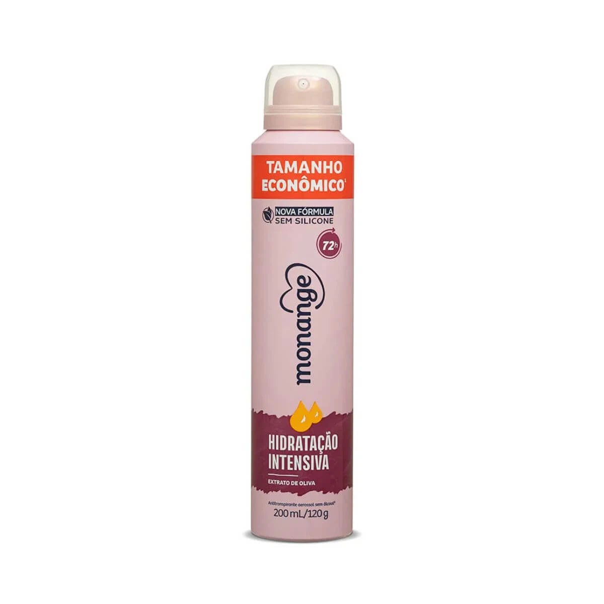 DESODORANTE ANTITRANSPIRANTE AEROSOL MONANGE HIDRATAÇÃO INTENSIVA FEMININO 200ML — Monange | Farmácia Resyla