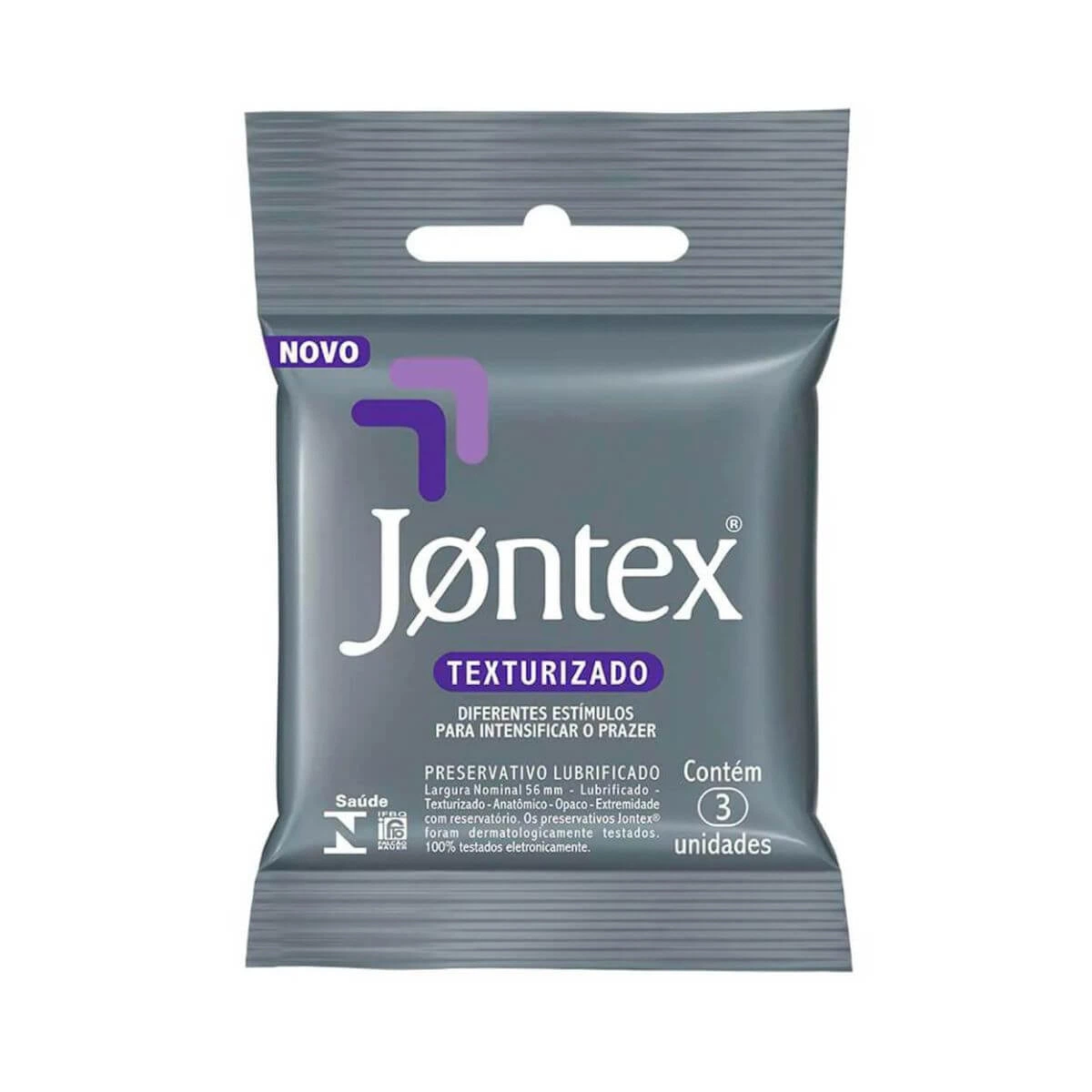 PRESERVATIVO JONTEX TEXTURIZADO 3UN — Jontex | Farmácia Resyla