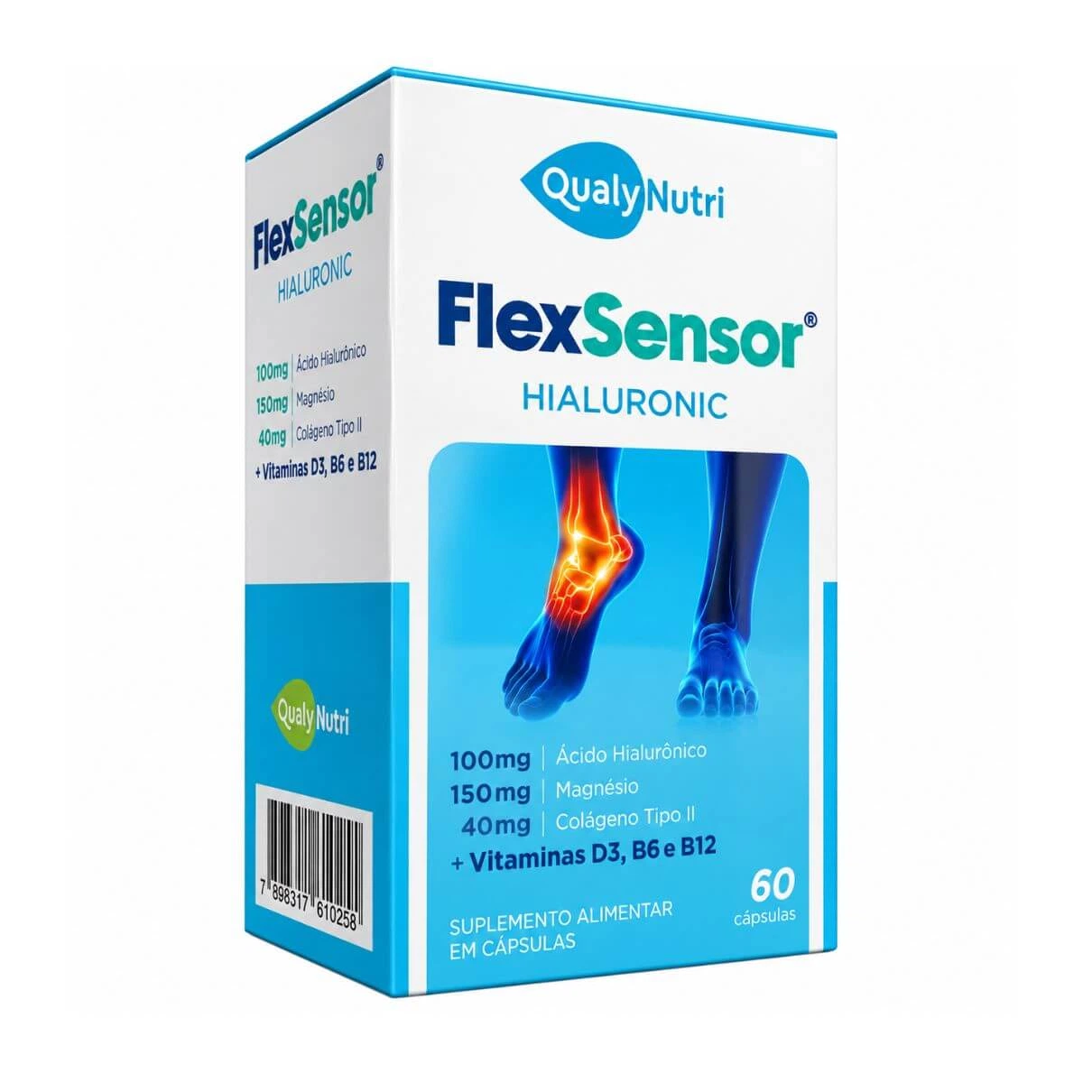 FLEX SENSOR HIALURONIC 60CP - QUALY NUTRI — Qualy Nutri | Farmácia Resyla