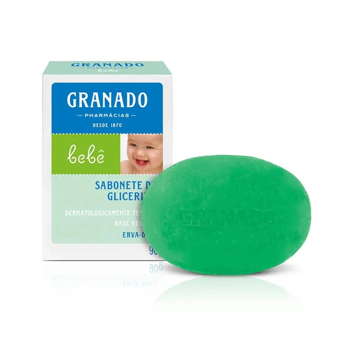 SABONETE EM BARRA GRANADO BEBÊ ERVA DOCE 90G — Granado | Farmácia Resyla
