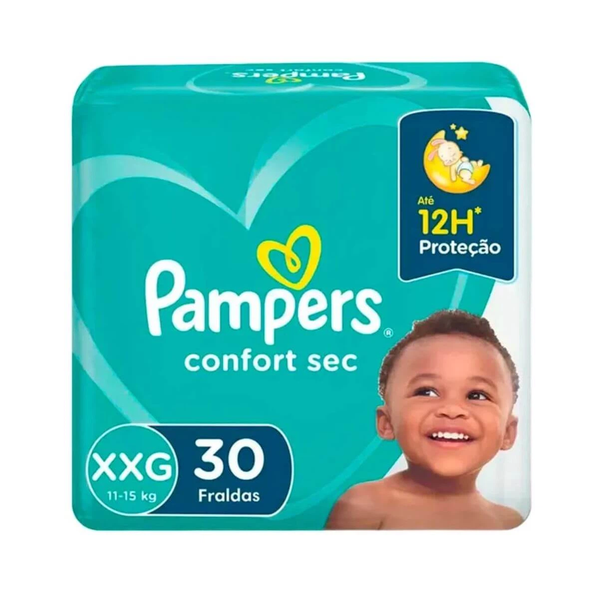 FRALDA PAMPERS CONFORT SEC MEGA XXG C/30UN — Pampers | Farmácia Resyla