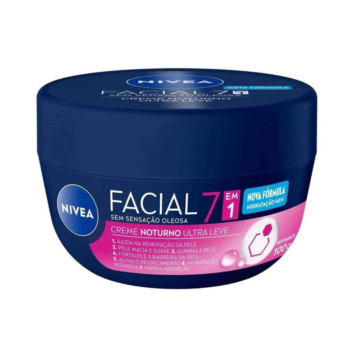 CREME FACIAL NIVEA NOTURNO 100G — Nivea | Farmácia Resyla