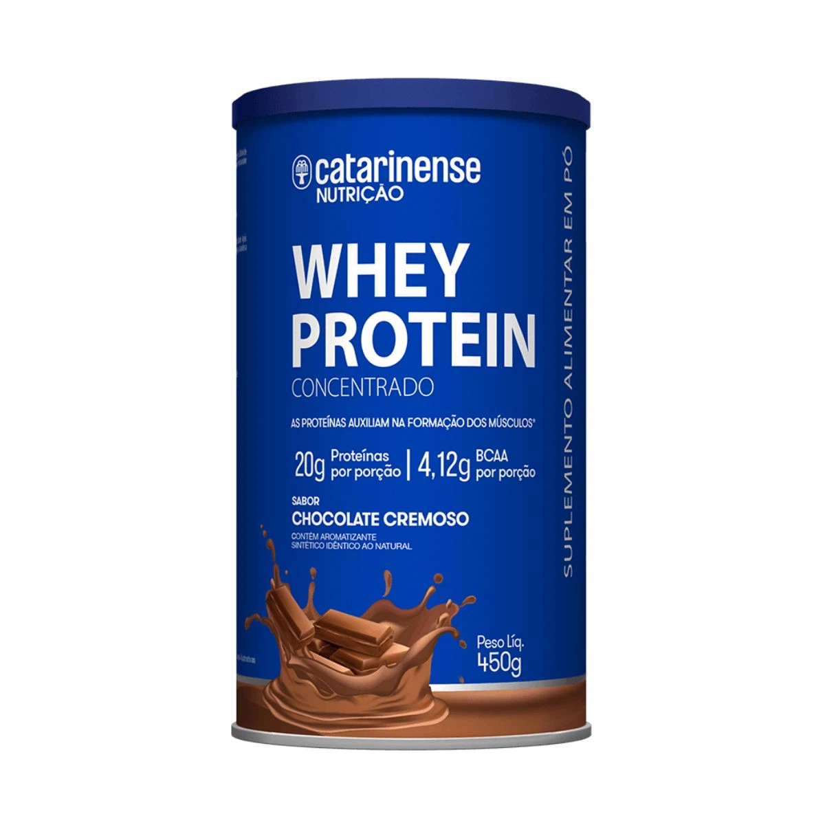 WHEY PROTEIN CONCENTRADO CHOCOLATE 450G - CATARINENSE — Catarinense | Farmácia Resyla