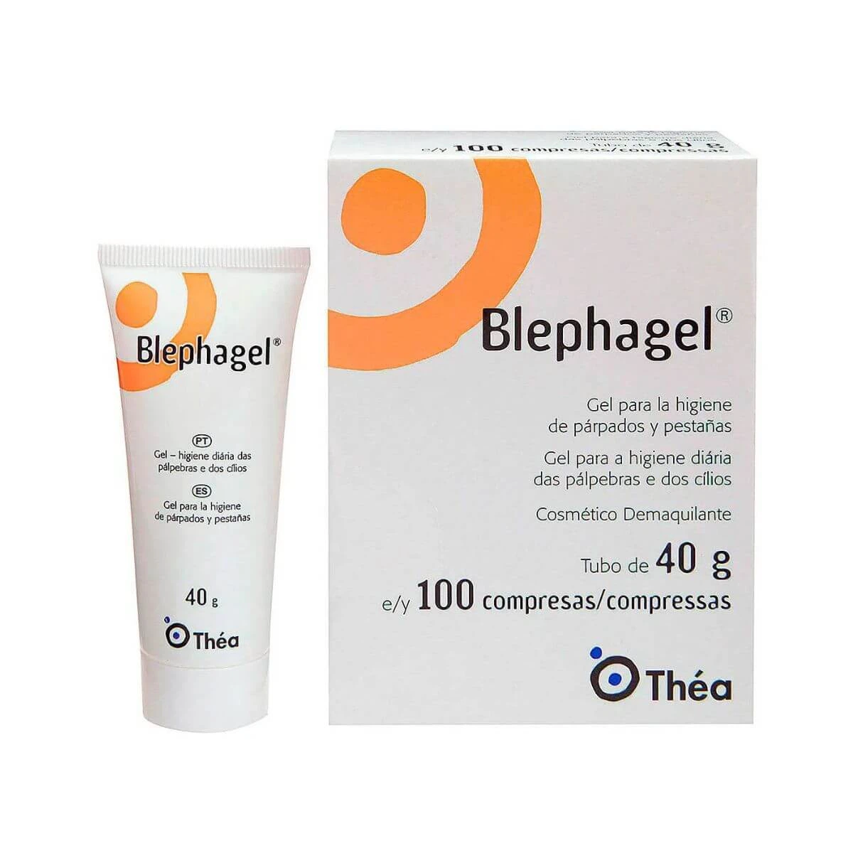 GEL DE HIGIENE PARA ÁREA DOS OLHOS BLEPHAGEL 40G + 100 COMPRESSAS - GENOM — GENOM | Farmácia Resyla
