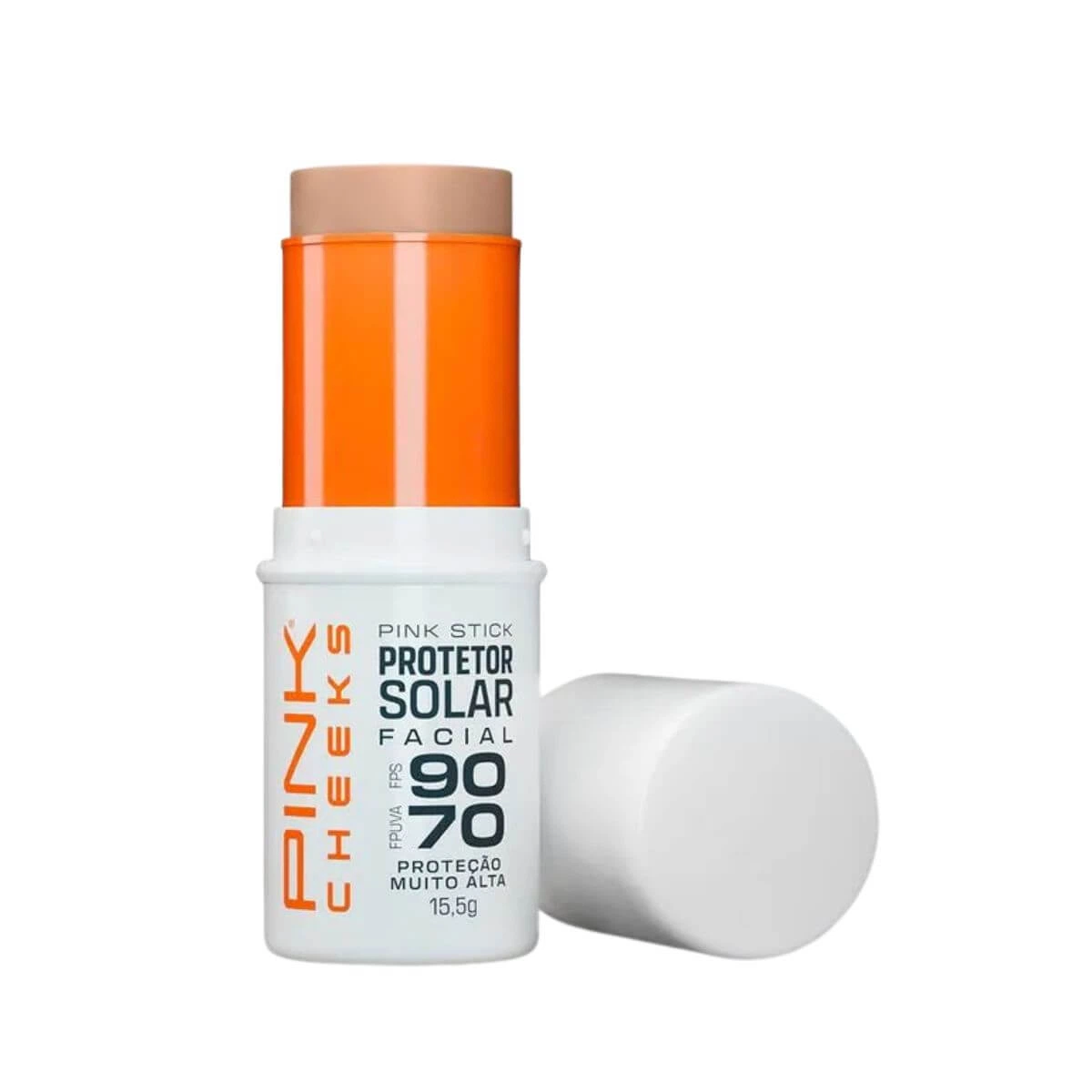 PROTETOR SOLAR STICK PINK CHEEKS FPS90 FPUVA70 COR 21KM — Pink Cheeks | Farmácia Resyla