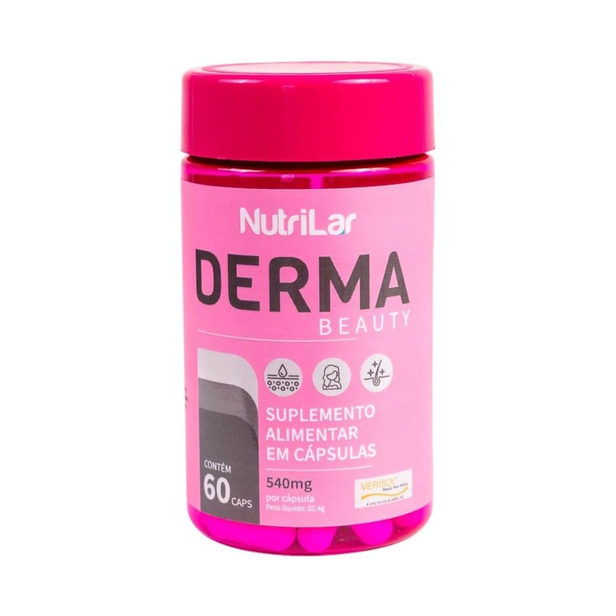 POLIVITAMÍNICO NUTRILAR DERMA BEAUTY 60 CÁPSULAS - FARMALAR — Farmalar Drogarias | Farmácia Resyla