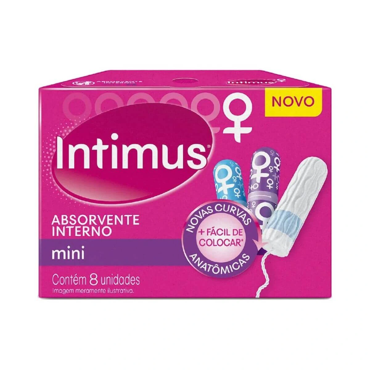ABSORVENTE INTERNO INTIMUS MINI 8UN — Intimus | Farmácia Resyla