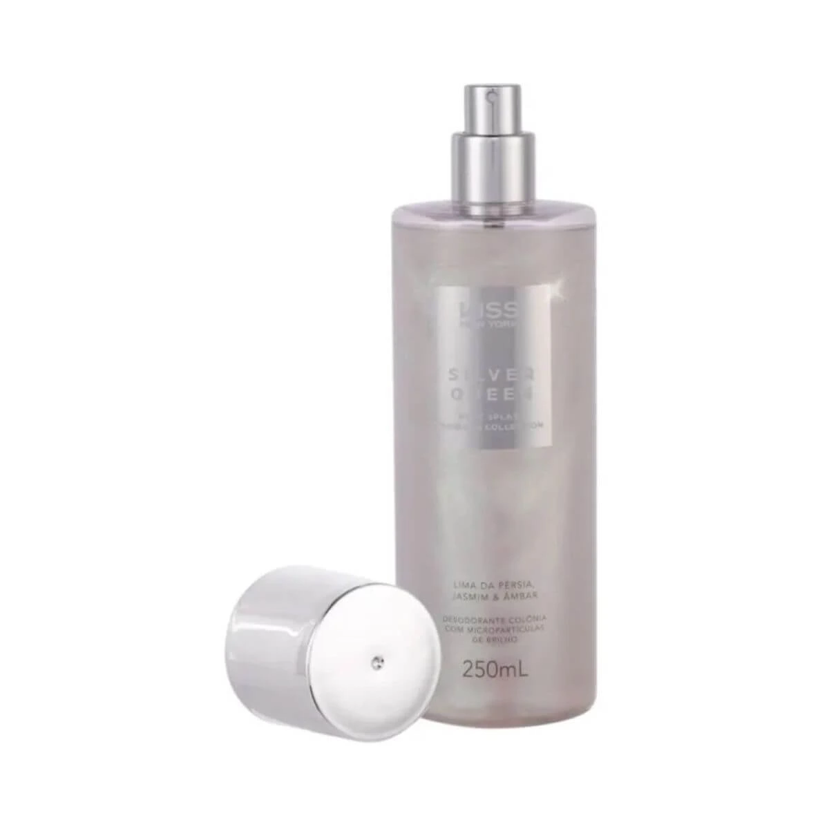 BODY SPLASH KISS NEW YORK SILVER QUEEN 250ML — Kiss New York | Farmácia Resyla