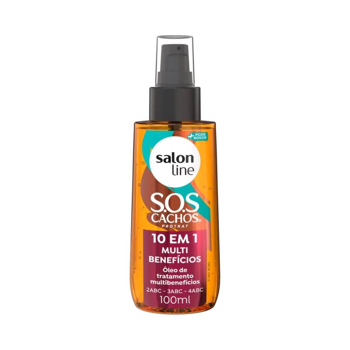 ÓLEO SALON LINE S.O.S CACHOS 10 EM 1 MULTI BENEFICIOS 100ML — Salon Line | Farmácia Resyla