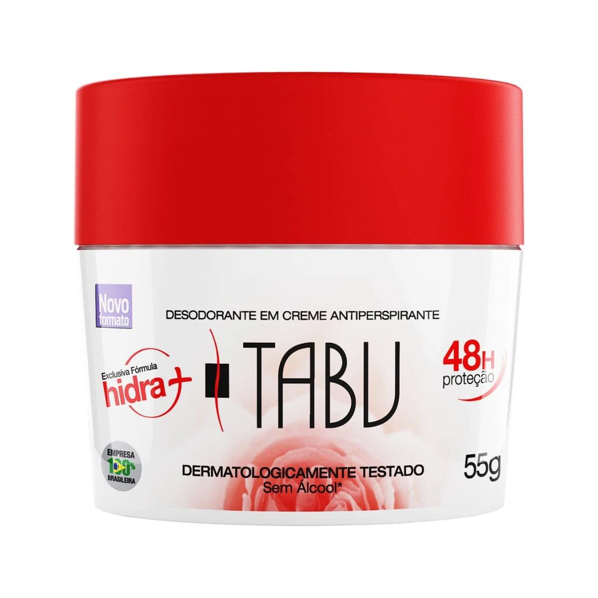 DESODORANTE ANTITRANSPIRANTE CREME TABU PERFUMADO 55G — Tabu | Farmácia Resyla