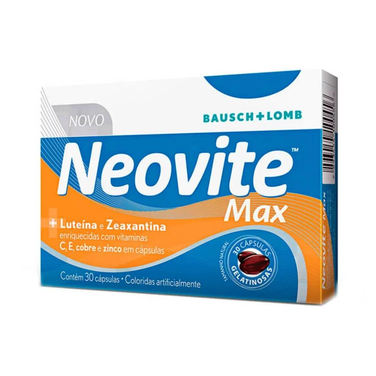 NEOVITE MAX 30 CÁPSULAS - BAUSCH E LOMB — Bausch & Lomb | Farmácia Resyla