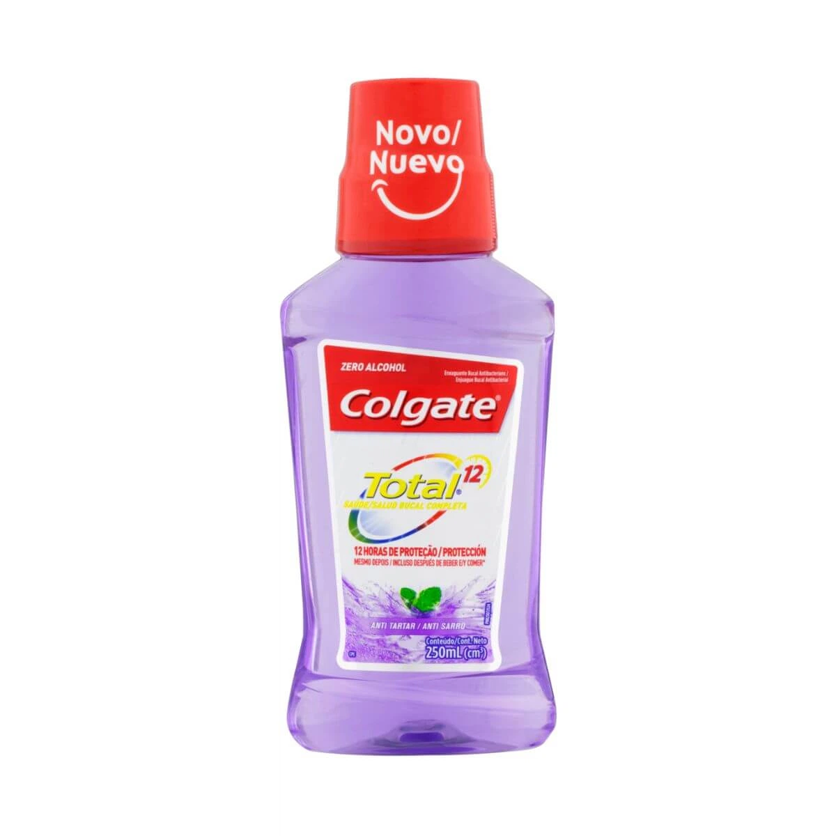 ENXAGUANTE BUCAL COLGATE TOTAL 12 ANTI-TÁRTARO 250ML — Colgate | Farmácia Resyla