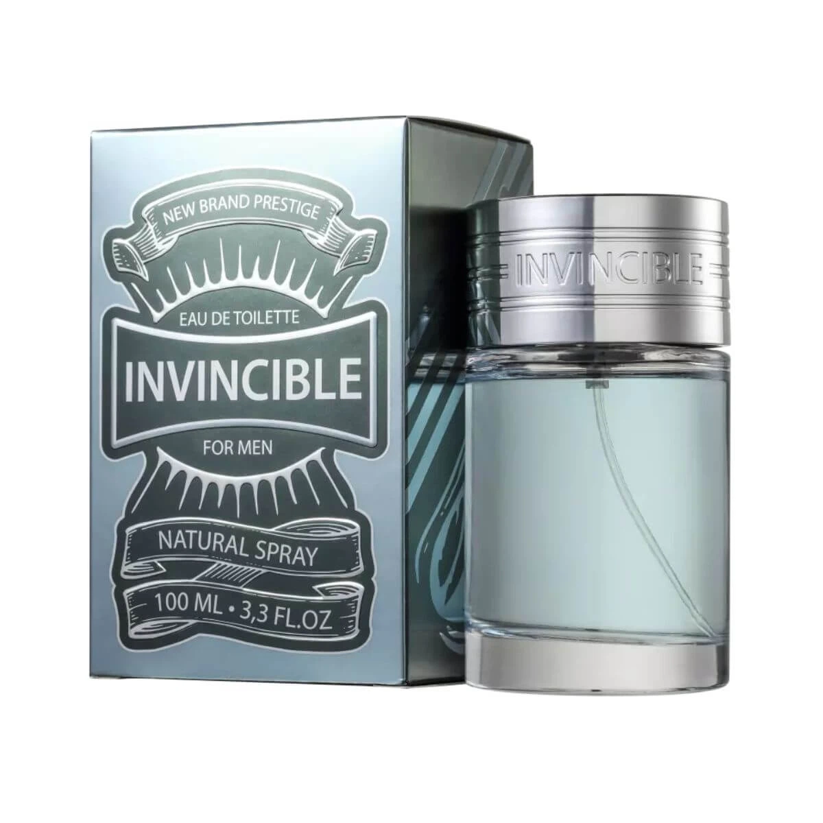 PERFUME NEW BRAND PRESTIGE INVINCIBLE MEN MASCULINO 100ML — New Brand | Farmácia Resyla