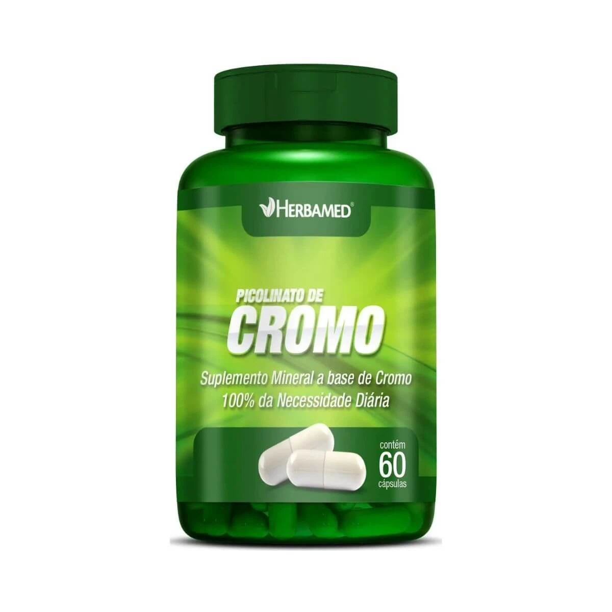 PICOLINATO DE CROMO 60 CÁPSULAS - HERBAMED — Herbamed | Farmácia Resyla