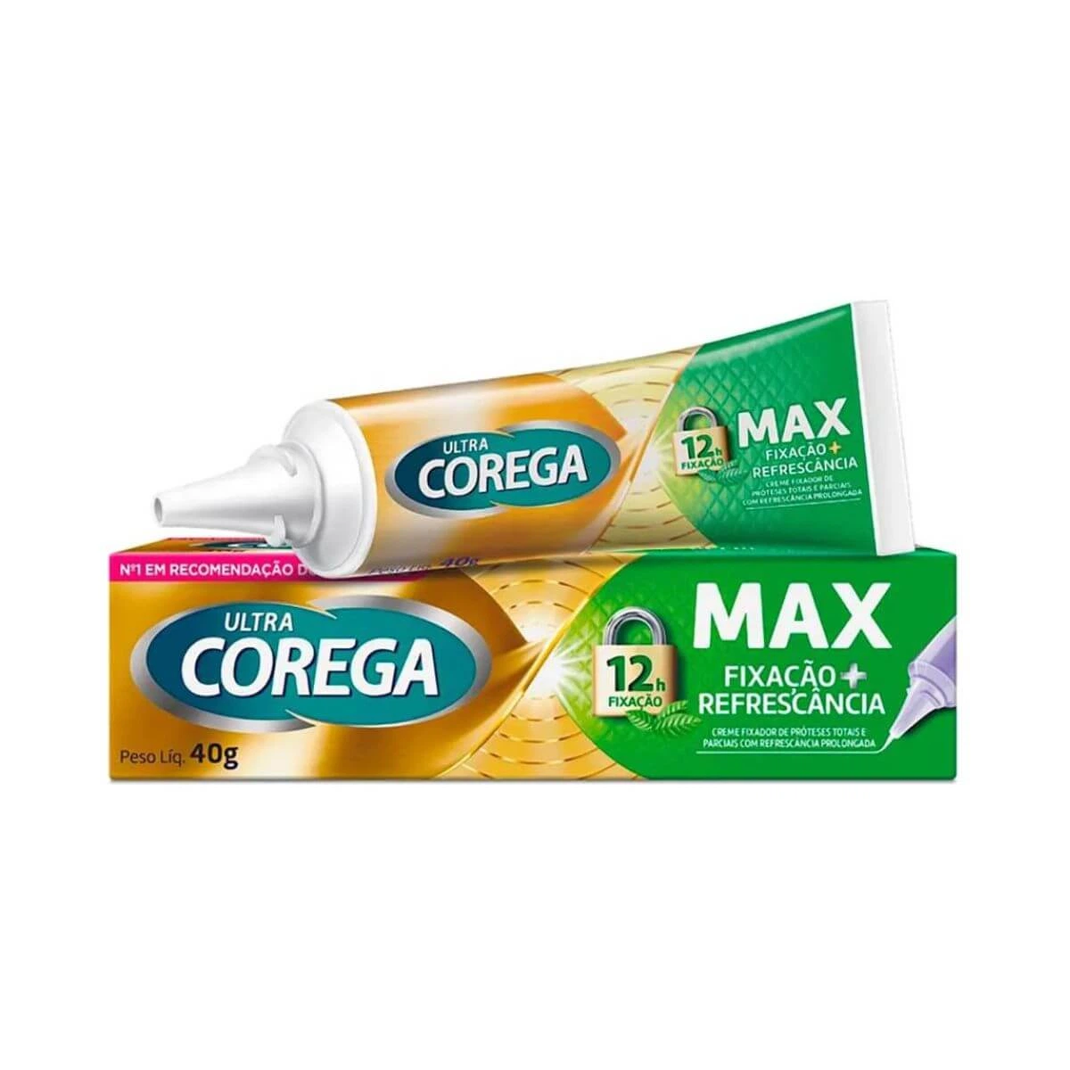 CREME FIXADOR COREGA ULTRA MAX SABOR MENTA 40G — Corega | Farmácia Resyla